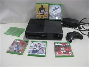 XBOX One Console W/Assorted Games Powered On