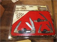 Oldtimer limited edition 3-knife gift set, 2018