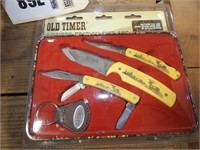 Oldtimer limited edition 3-knife gift set