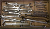 Box: Misc. open & box end wrenches