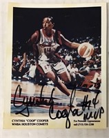 SIGNED CYNTHIA COOPER BASKETBALL CARD