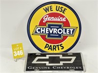 Genuine Chevrolet Signs (2)