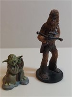 Yoda & Chewbacca Figures Syar Wars Disney