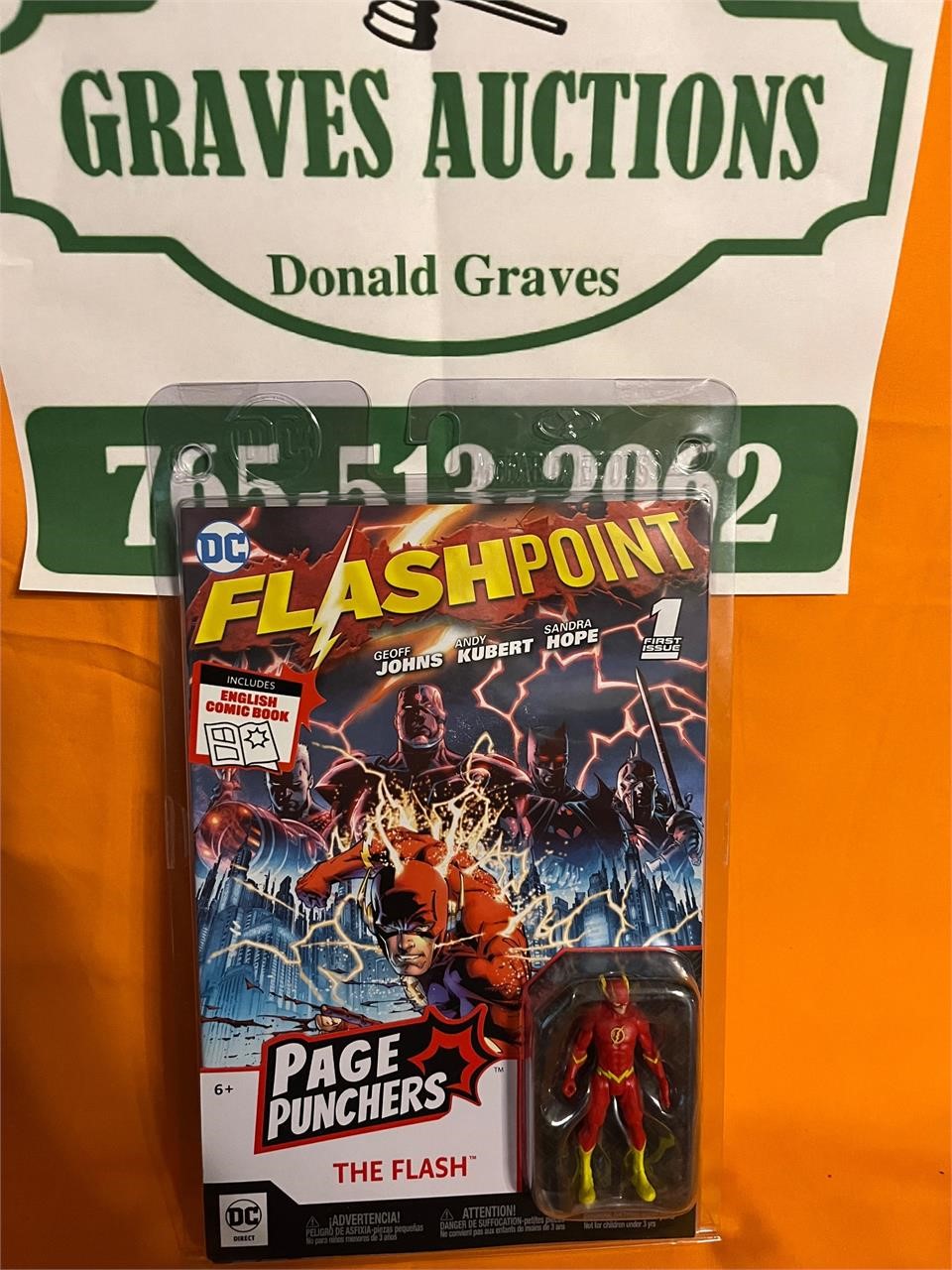 Flashpoint Comic Book & Figure