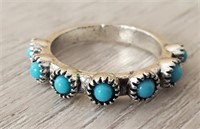 7-Stone Turquoise Ring