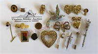 Jewelry ~ Brooches / Pins & Tie Clip