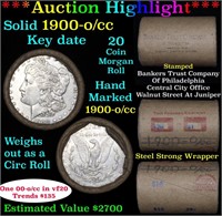 *Auction Highlight* Full solid Key date 1900-o/cc