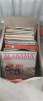 large lot of assorted record albums
