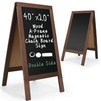 V-Opitos Large A-Frame Chalkboard Sign, 40" x 20"