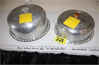 Vintage cake plates & covers