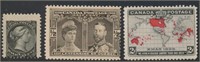CANADA #34, #85 & #96 MINT AVE-VF NH/NH