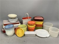 Variety of Tupperware Dishes and Containers