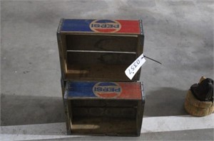 (3) Pepsi Wooden Crates