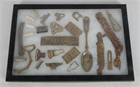 Civil War Relics - Spoon, Pipe Pieces