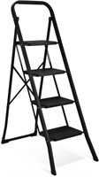 FB3212  Soctone 4 Step Ladder, Black, 330 lbs.