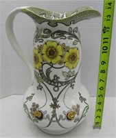 Large Vintage English Pitcher by Furnivals