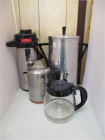 Group of Coffee Pots & Carafes