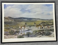 Andrew Johnson Antelope Framed Picture
