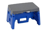 2-Pk One-Step Molded Folding Step Stool