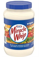 2-Pk Kraft Miracle Whip, 1.77L