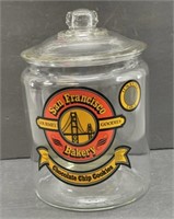 Large Vintage San Francisco Bakery Glass Canister