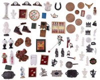 Doll House Accessories - Wooden, Cast, and Leather