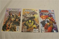 The New Avengers & Transformers 1-3 (missing #4)