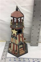 F10) LARGE WOODEN LIGHTHOUSE