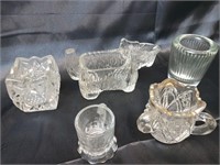 Vintage assorted glassware/crystal toothpick