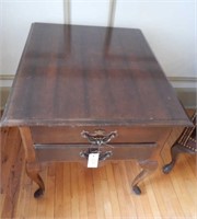 2  drawer end table