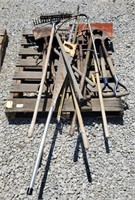 (AI) Assorted Yard Tools, Shovels, Rakes and more