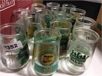 Lot: 14 Welch's character jelly jars