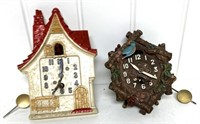 Pair of Clocks - Keebler and Lux