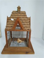 Wood & Metal Bird House