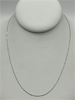 Sterling Silver Fancy Chain Necklace