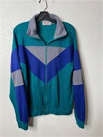 Vintage Track Jacket Color Block 80s