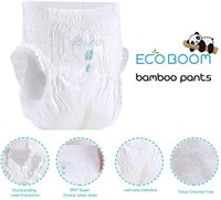 Bamboo Baby Diapers 90Count Size 4 (20-30lb)