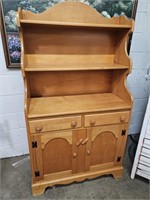 Willet Solid Maple Display Cabinet 35 x 65" high