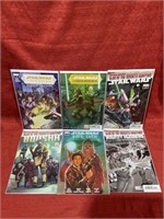 6 bagged and backed comics