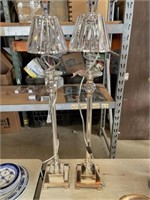 2 Glass Lamps