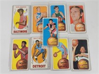 9) VINTAGE 1969-70 TOPPS BASKETBALL CARDS