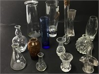 Various Glass Vases & Beakers