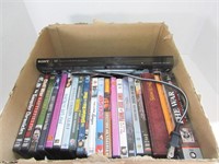 Lot of Various DVDs, Sony DVD Player with Remote