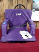 Brawn Tide Purple Stadium Chair