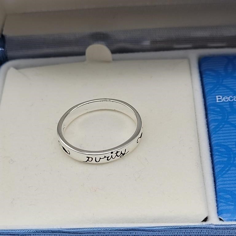 Sz 8 925 SILVER PURITY RING