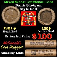 Small Cent Mixed Roll Orig Brandt McDonalds Wrappe