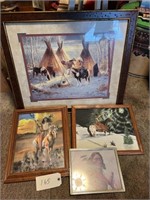 Native American / Indian Framed Pictures