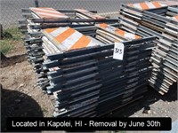 LOT, MISC BARRICADES ON THIS PALLET