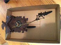 Cuckoo clock made in Germany missing pendulum