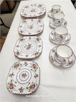 R.A. Petit Point 4 Place Settings Consisting Of 24